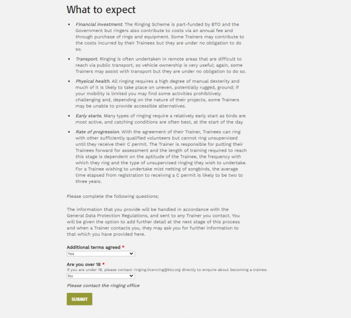 Screenshot showing additional terms Screenshot showing additional terms