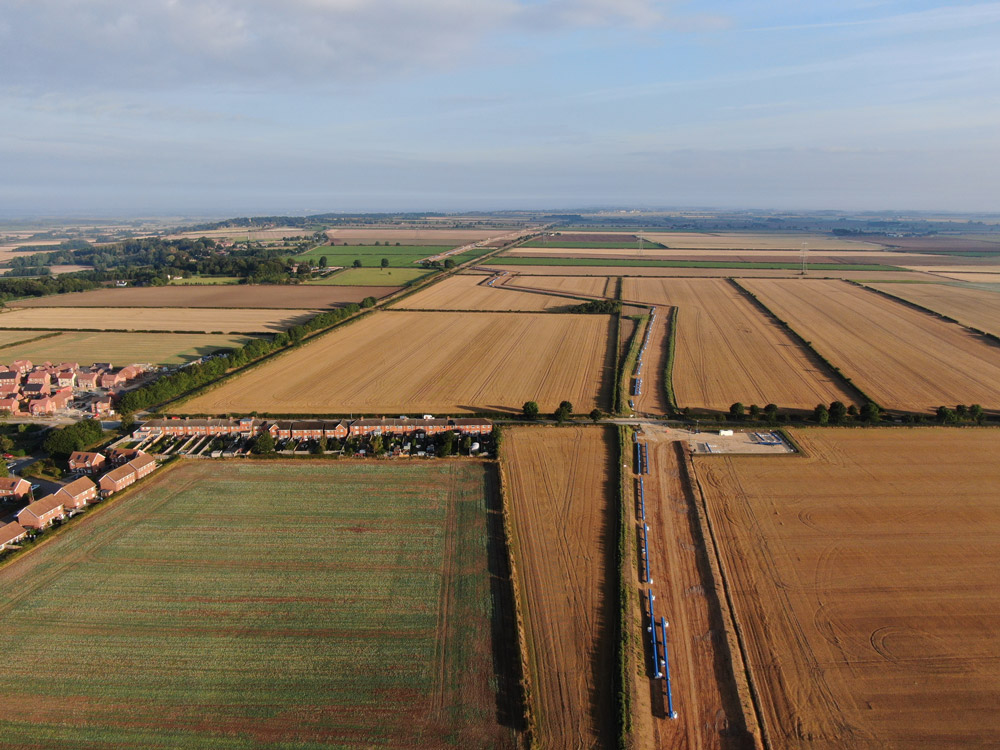 Green Man Lane, Navenby. Strategic Pipeline Alliance. David Clarke Green Man Lane, Navenby. Strategic Pipeline Alliance. David Clarke