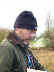 Nick Tardivel surveying by Jill Tardivel